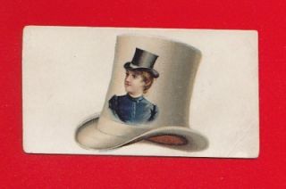 1888 kinney n228 rectangular novelties top hat vg