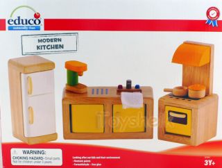 shipping weight 2 pounds educo modern kitchen wooden toy 28322
