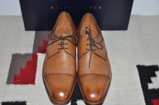 Ralph Lauren Purple Label Edward Green Captoe Shoes 10 D