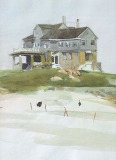 Edward Hopper Bookplate Print House at The Cape 1920S