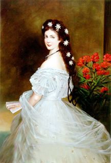 Empress Elizabeth of Austria”Portrait Oil Painting