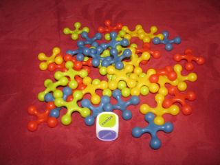 Cadoo Cranium Lot Set 40 Game Pieces Tokens Dice Red Green Yellow Blue