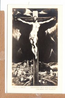 Real Photo Postcard El Greco Art Museum Cincinnati Ohio