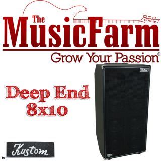 Kustom Deep End 8 x 10 Bass Guitar Amp Speaker Cabinet
