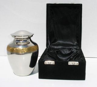 Pet Youth Cremation Urn Elon Silver