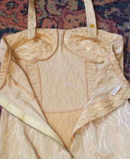 Vintage 1940s 1950s Gold Pinup Glamour Swimsuit Coronado Even The Fish