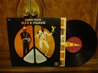 Edwin Starr War Peace Orig St Gordy LP 1970 RARE Beautiful