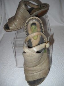 el naturalista green leather heel shoes 40 us 9 9 5