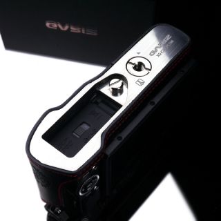 Gariz New Olympus E PL5 EPL5 E PL 5 M43 Leather Camera Half Case Black