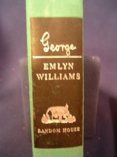 George   An Early Autobiography, Emlyn Williams/ New York Random
