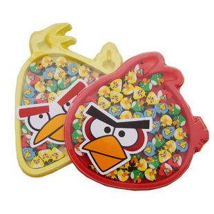 50 Pcs Set Mini Angry Birds Rubber Erasers 5 10 Delivery to USA by EMS
