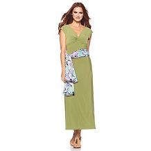tiana b your best bet maxi dress with chiffon scarf d 2012042512093173