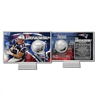 2012 NFL Silver Plated Coin Card by The Highland Mint   Rob Gronkowski