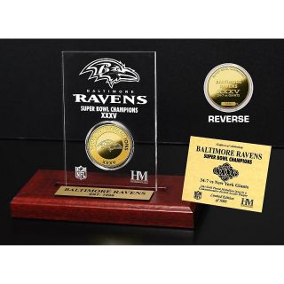 Baltimore Ravens Super Bowl NFL Collectible Coin in Acrylic