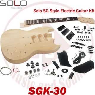 Solo SGK 30 SG Style DIY Electric Guitar Kit