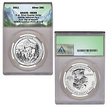2010 ms69 glacier park coin in 5 oz silver bullion d 20110507111427073
