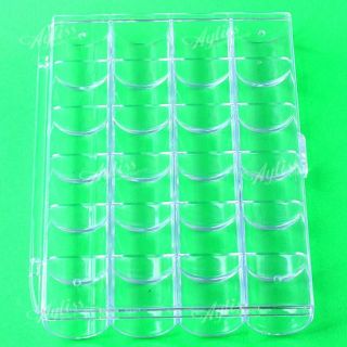 Empty Storage Case Box 24 Cells for Nail Art Tips Gems