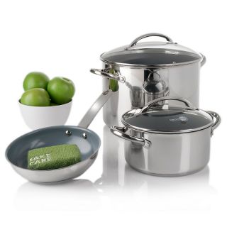 Todd English GreenPan™ Stainless Steel Todds Deluxe Summer Cook Set