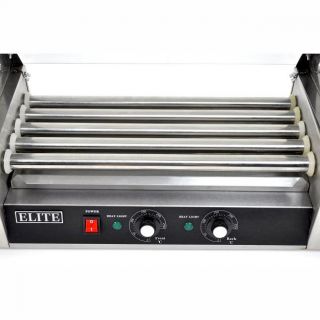 Commercial 1000W Hot Dog Roller Grill Cooker Machine CE