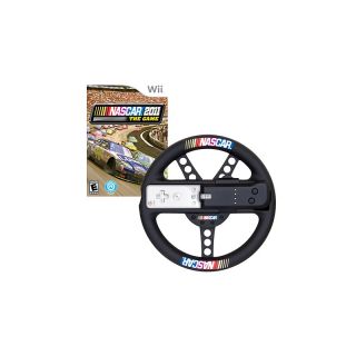 109 3374 nintendo wii wii nascar 11 w steering wheel rating be the