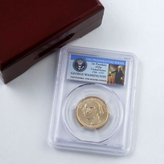 Coin Collector MS66 PCGS George Washington Smooth Edge Presidential $1