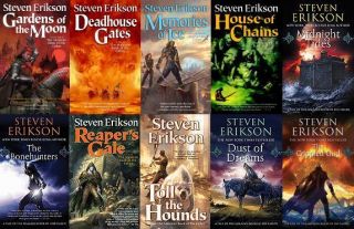 Steven Erikson Malazan Book of the Fallen Complete Paperback Set 1 10