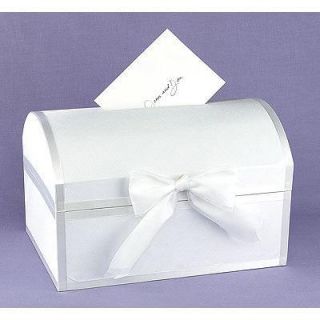 Satin Wedding Greeting Card Treasure Chest Box
