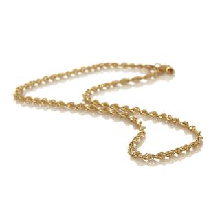 Michael Anthony Jewelry® 10K Gold Pashmina Rope Chain Necklace   16