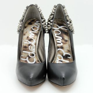 FDW Womens $225 New Sam Edelman Roza Black Spike Heels Shoes Pumps