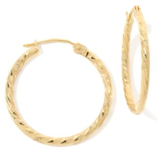  anthony jewelry diamond cut 10k hoop earrings rating 11 $ 49 95 s h