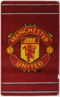 Manchester United Manu Crest Rug Floor Bedroom Decor BN