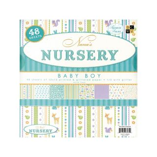 12 x 12 Nanas Nursery Paper Stack   Baby Boy