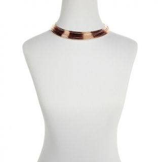 Jay King Multistrand Copper Collar 14 3/4 Necklace