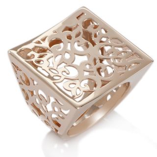 Passport to Fine Jewelry 14K Openwork Filigree Artistico Square Rin