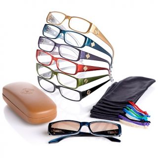  Glasses SHADES Readers 15 piece Designer Color Collection