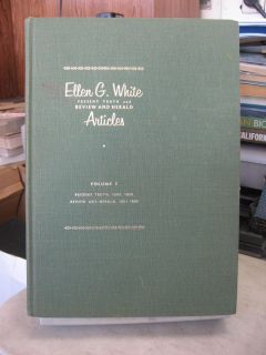 Ellen G White Present Truth and Review and Herald Articles Volume 1849