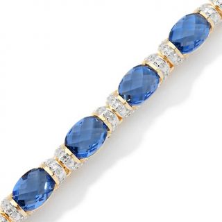 technibond simulated tanzanite 7 14 line bracelet d 00010101000000