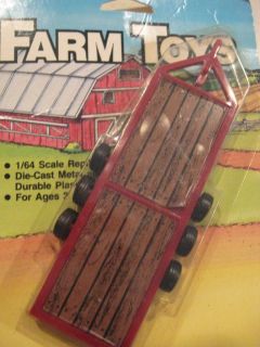 Ertl Farm Toys Red Trailer 1 64 Farm Implement Made USA