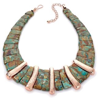 Mine Finds by Jay King Turquoise and Copper 15 Collar Necklace
