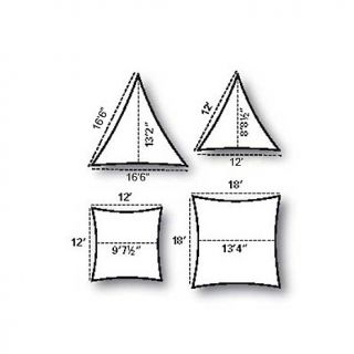  Tents and Canopies Improvements Shade Sail   16 1/2 Triangle