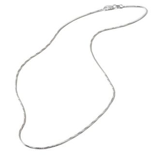 Jewelry Necklaces Chain Sterling Silver 0.9mm Box Chain   20