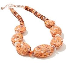 jay king lions paw shell beaded copper 18 necklace d 2012020218121435