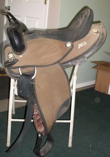 Used Western Horse Tack Abetta Pleasure Saddle ELW