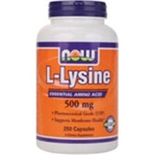 Now Foods L Lysine Essential Amino Acid 500 MG 250 Caps