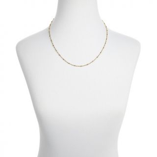 Technibond® Diamond Cut Beaded Singapore 22 Necklace