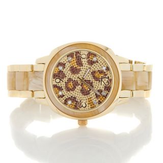  watch with leopard accented glitter dial rating 23 $ 34 95 s h