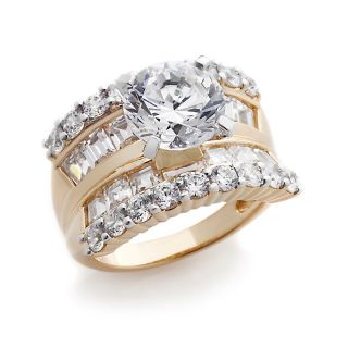 Jewelry Rings Bridal Engagement 5.45ct Absolute™ Round with 4