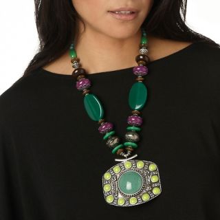 Princess Amanda Sri Lanka Dream 23 Beaded Drop Necklace