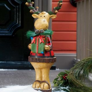  Outdoor Décor Improvements 24 Standing Moose Christmas Decoration