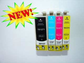 PK NEW T127 Ink for EPSON WORKFORCE 60 545 630 633 635 840 845 NX